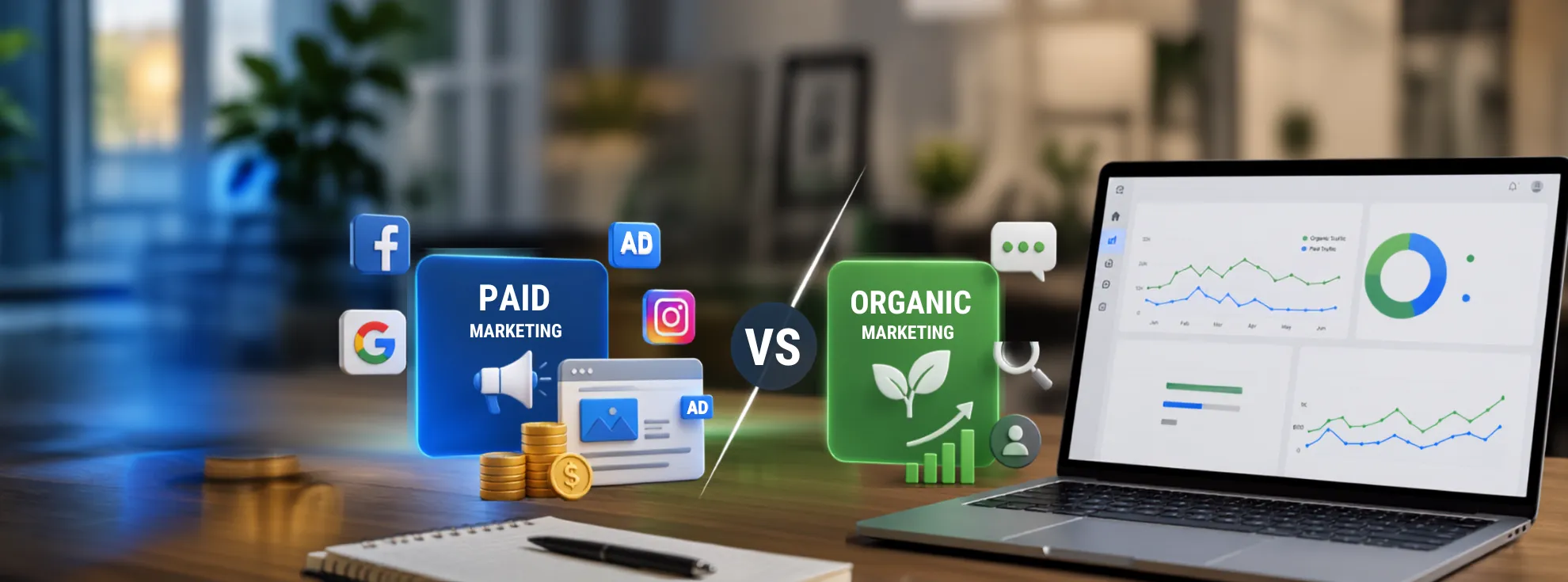 Paid vs Organic Marketing: What Is the Difference?