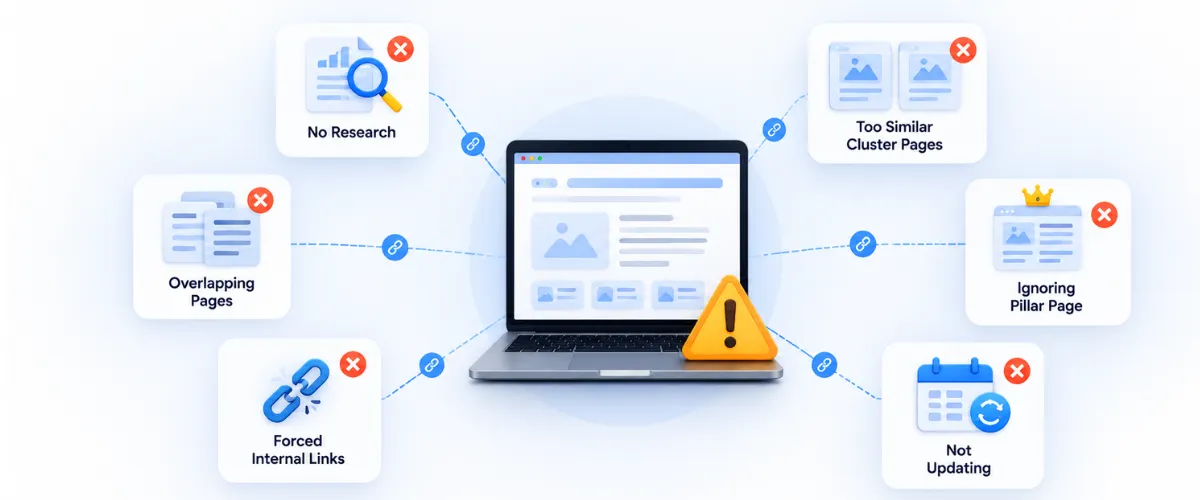 Common Content Cluster Mistakes to Avoid