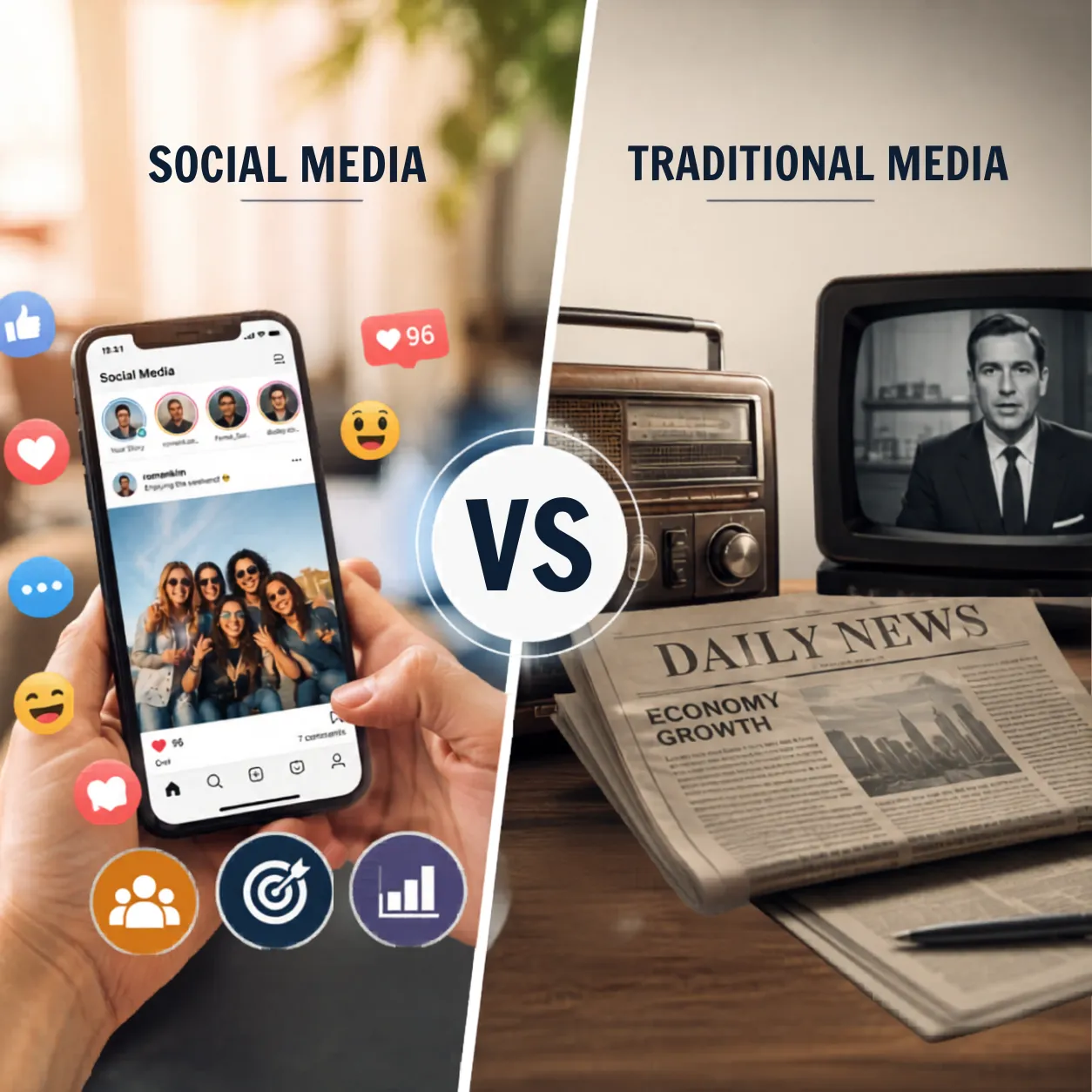Social Media Vs Traditional Media