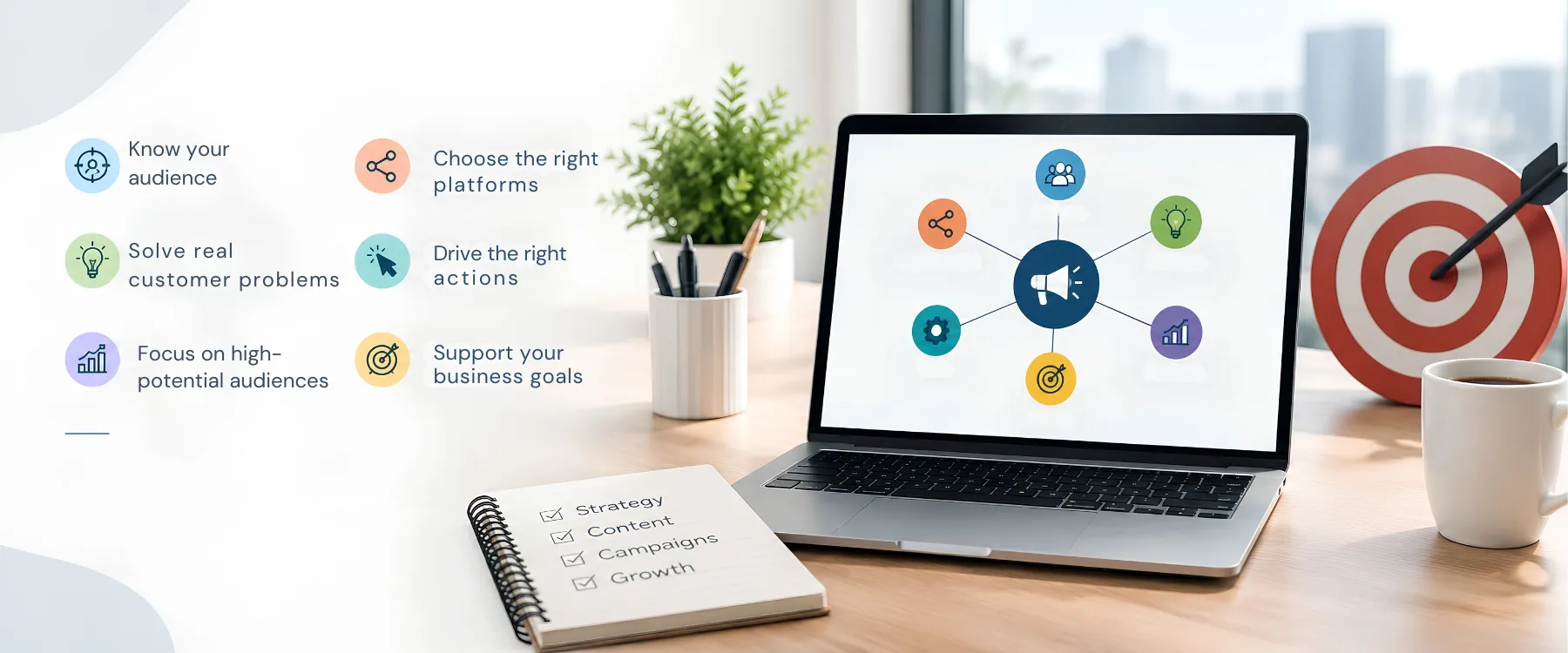 Establish Clear digital marketing strategy​
